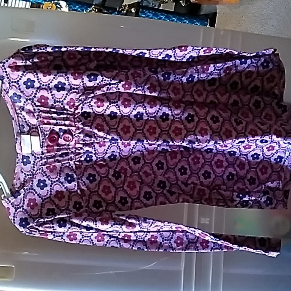 Girls M Lilac, Blue & Pink Xhilaration Long Sleeved Shirt